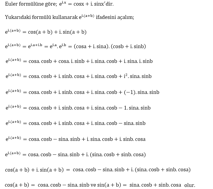 Sin(a+b)_ve_Cos(a+b)_Toplam_Formülünün_Euler_Formülü_Yardımı_ile_İspatlanması