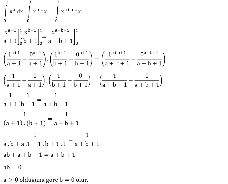 Geçmiş_Yıllardaki_Sınavlarda_İntegral_ile_ilgili_Çıkmış_Sorular_ve_Çözümleri